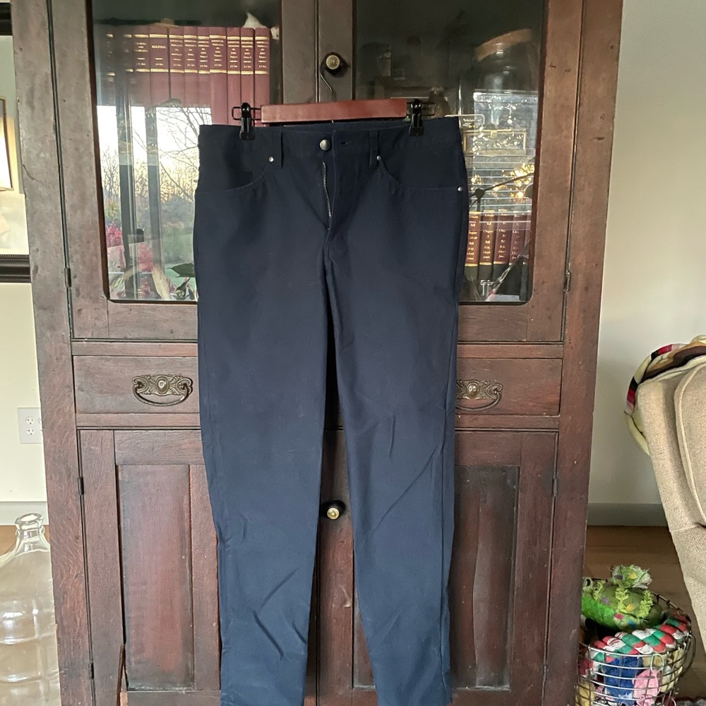 Lululemon Athletica Deep Blue Skinny-fit Pant